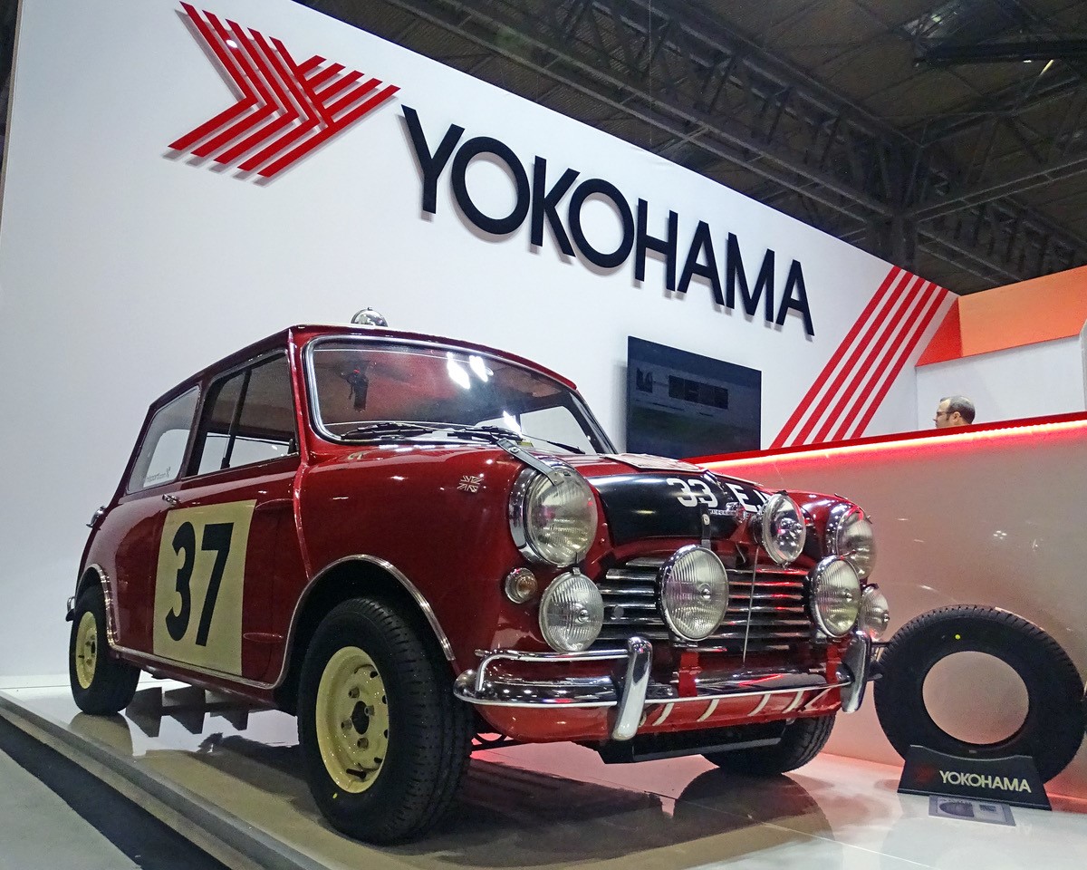 It was wonderful to meet so many of you at the #AutosportInternational Show - here I am with my son Patrick on the <a href="/YokohamaTC/">Yokohama Tire</a> stand with my Monte winning Mini 33 EJB <a href="/autosportlive/">Autosport Live</a>