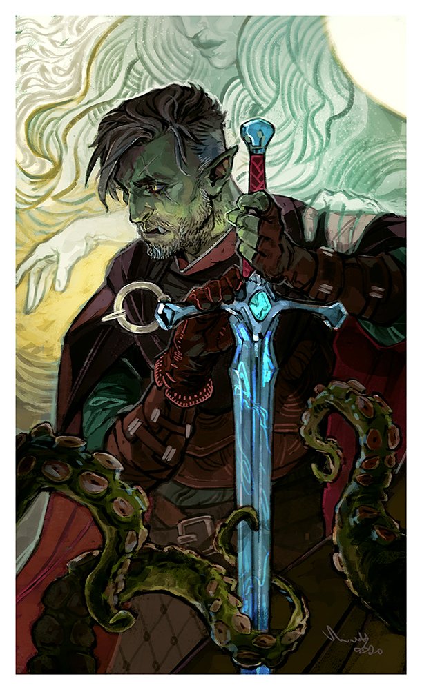 TheMinttu's tweet photo. #Fjord is a good egg :) #criticalrole #criticalrolefanart #growthatbeardmyguy https://t.co/QpPQs4VQlv