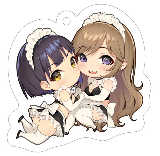 コミケで配布したGirl'sdexの表紙キャラのアクキー、
残った分メロンさんで委託始めました!
是非～
🍈https://t.co/R7UQ7QkRRc 