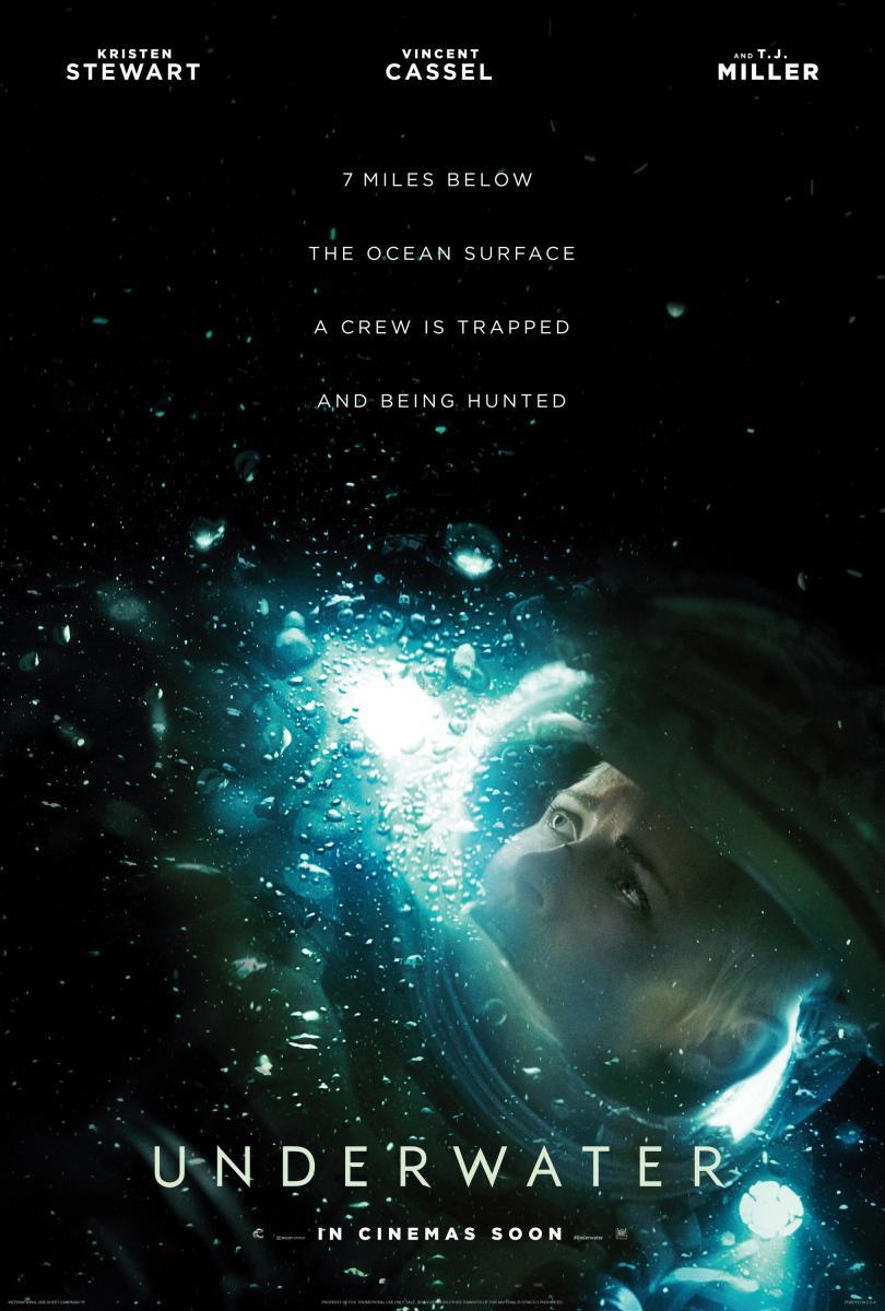  #Underwater (2020)  @superswift deliveres one of the most intense, claustrophobic movie of the year it starts within the first 2 min and it never let's go an amazing creature design, great performances especially from Kristen Stewart who shines as Norah. Awesome movie! Loved it.