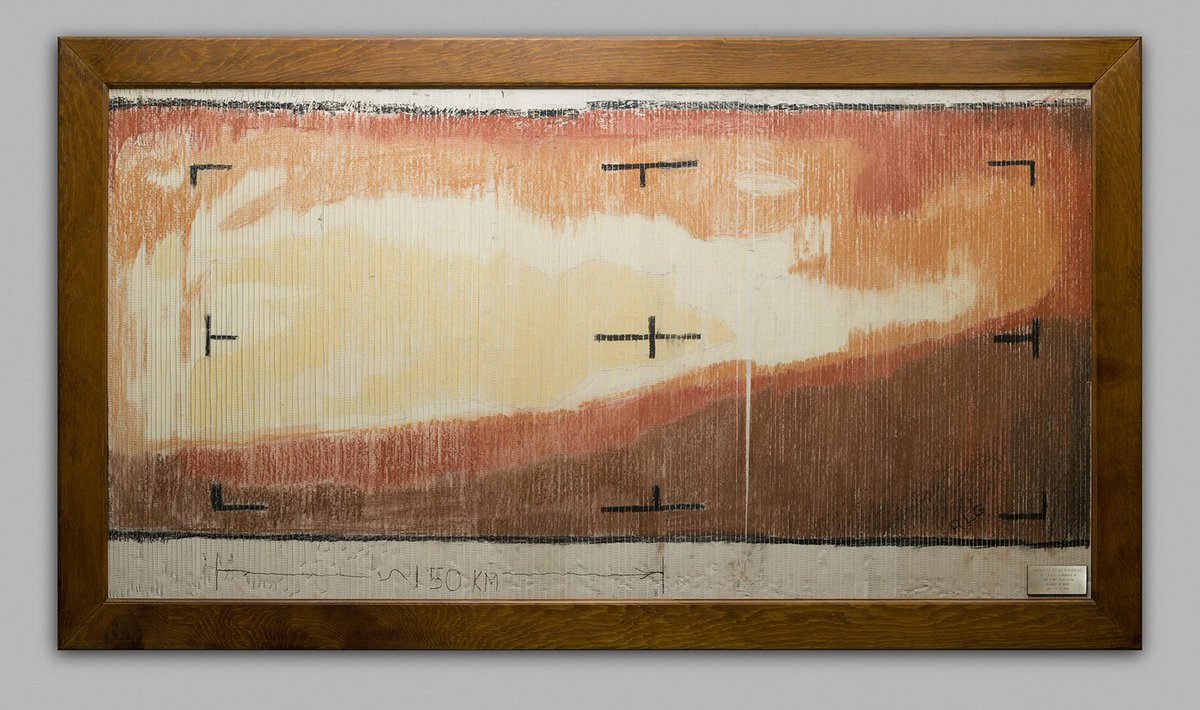 wmkenkel's tweet photo. This hand-colored image is from the Mariner 4 mission to Mars when the scientists couldn't wait for the final image processing so they printed it off and colored it themselves with crayons. 
I call it "The Impatience for New Data"
#AcademicChatter #ScienceTwitter https://t.co/Pz016oGUNz