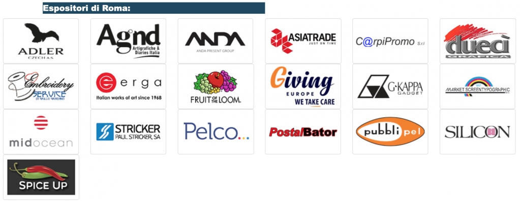 PromoRoadShow's tweet photo. il 14 e 15/01, alla tappa di #Roma del #PromoRoadShow2020, tanti #espositori d'eccellenza per due giorni di #B2B di altissimo livello!

Ingresso libero riservato agli operatori del settore.
Pre-registrazione: https://t.co/fLPIpQbcDx

#PRS2020 #PromoRoadShow #GoodBrandingIdeas https://t.co/sgUNNMzLaD
