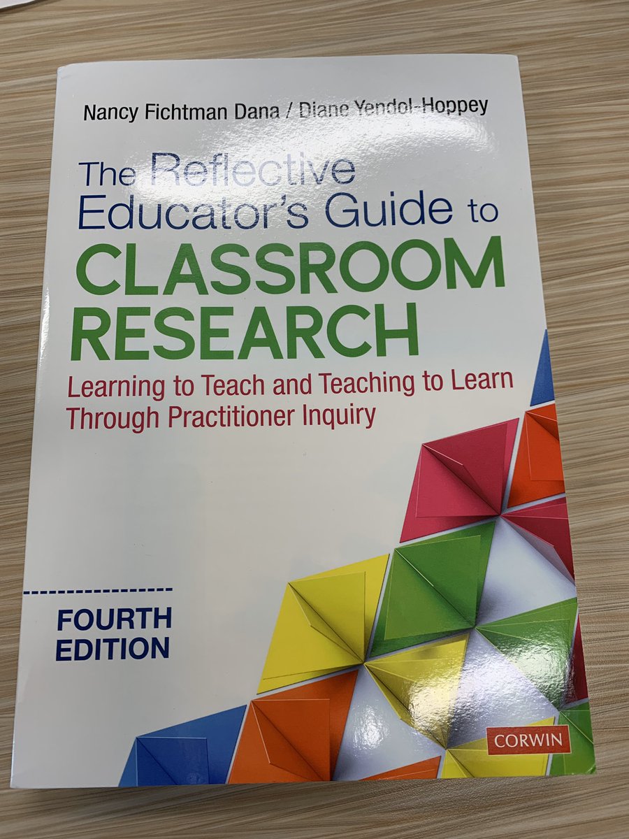 So excited about spending time with this new edition by @dyhoppey and @NancyFDana #PractitionerInquiry #ClinicalPractice #TeachersAreResearchers #TeacherPreparation