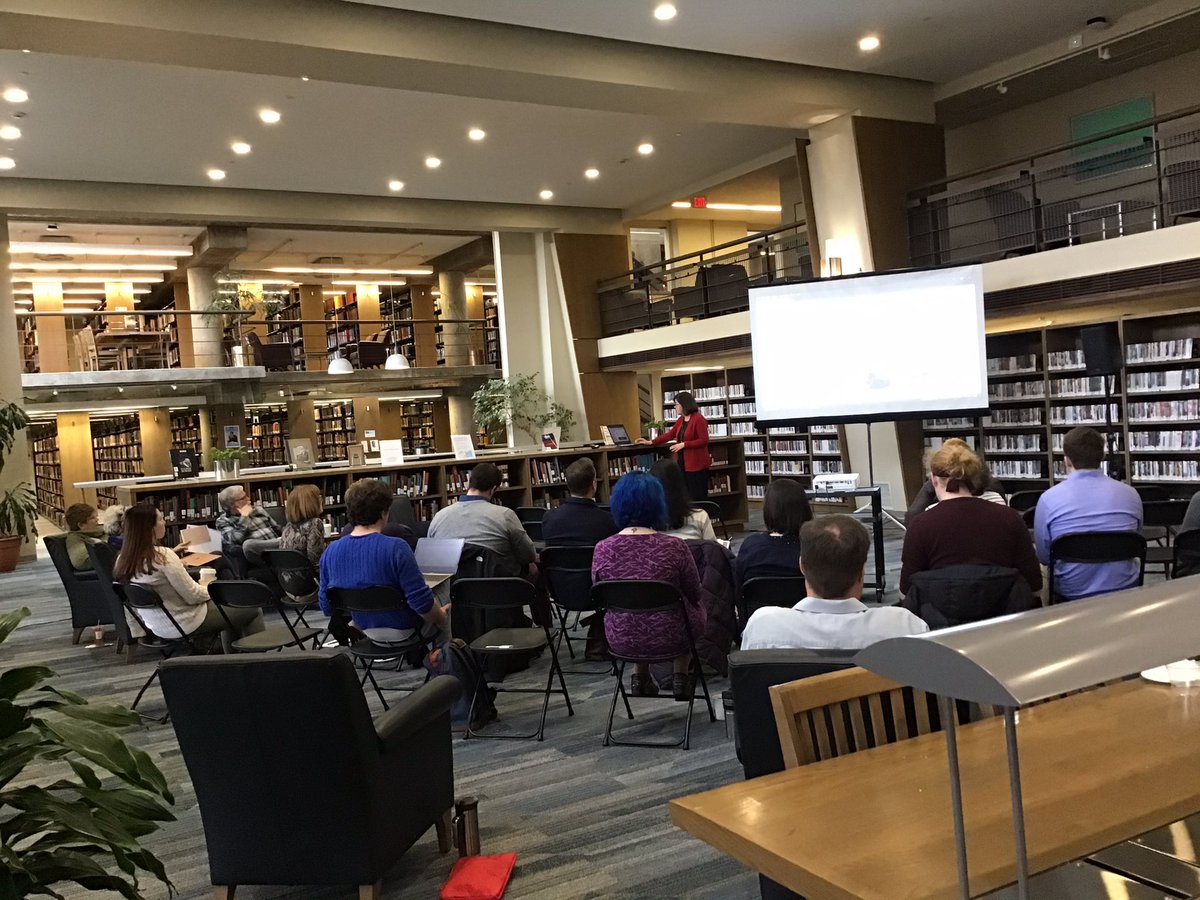trinitylibrary's tweet image. Happening now, the Winter Institute for Teaching and Technology in the Library’s Engelhard Reading Room from 9:00 am to 2:00 pm.