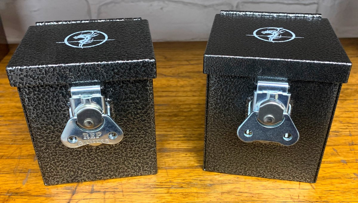 REPGamingProd's tweet photo. Just put out a new Artisan Series Deck Box. This one has a textured metalic powder coat. Check it out here: https://t.co/VVcnWaeQne https://t.co/7BXCiadAcx