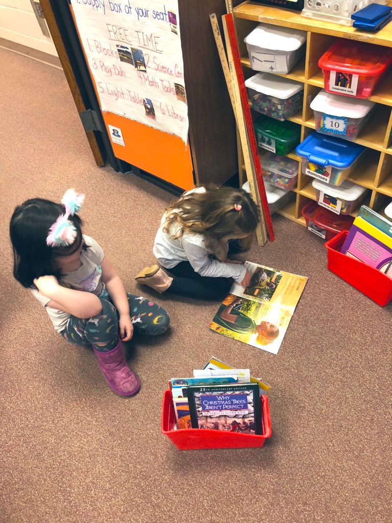 Buddy reading when they don’t “have to”  😍 #gberocketeers