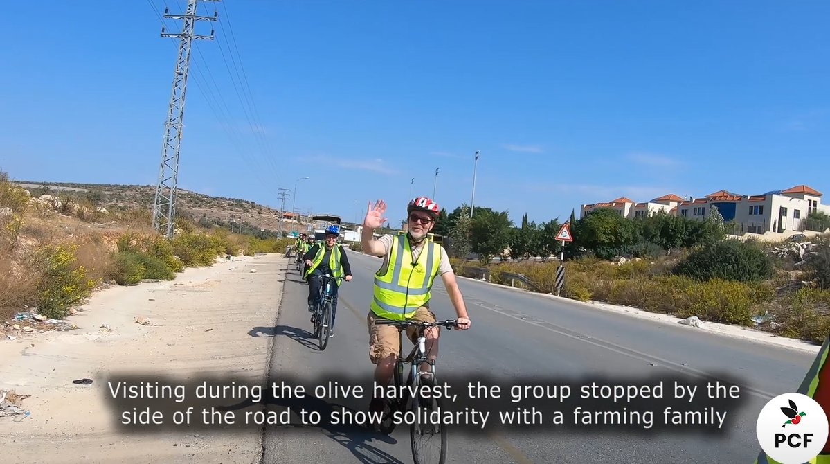 PalCommunityUK's tweet photo. Watch our short film from #JustCycle 2019, an advocacy trip through the West Bank. With reflections from Laura the trip leader and some of the cyclists. #VisitPalestine https://t.co/lQHKYH8sy7 https://t.co/OcsDkw77JZ
