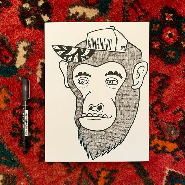 afar25's tweet photo. ๐ต Bananero
#inkdrawing #inkillustration #illustrationink #monkeydrawing #bananero #monkeyhat #monkeyillustration #furdrawing #bananahat #animalillustration #animaldrawing https://t.co/voRrVj2Zqg https://t.co/xEwuSBYhFK