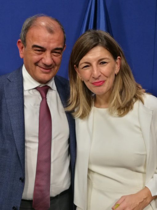 SocialEcoEU's tweet photo. 🔴Spain has a new Minister of Labour and #SocialEconomy➡️Congratulations @Yolanda_Diaz_&amp; to our member @CEPES2 for this important recognition.

✅This 2020, Spain will chair the #HighLevelGroup of #MemberStates for the Social Economy. 

#SocialEconomy for the #FutureofEurope https://t.co/cZwBlnP1XF