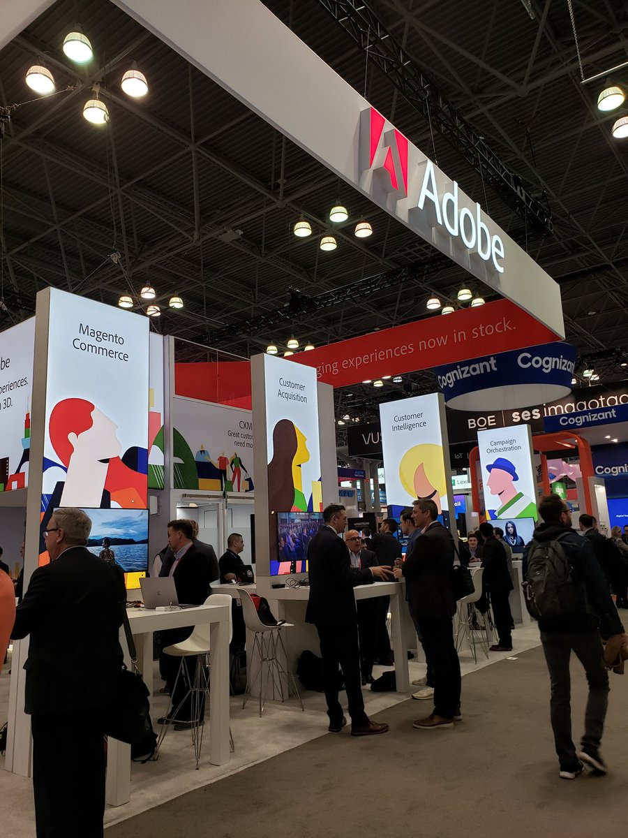 24Notion's tweet photo. CXM>CRM: Great customer experiences need more than CRM. Stop by booth 5810 + learn how real time data and personalization help @AdobeExpCloud customers succeed https://t.co/oxNRyIajXm
#NRF2020 #AdobeRetail #NRF #Retail #adobefutureexp https://t.co/UOeuJkutTL