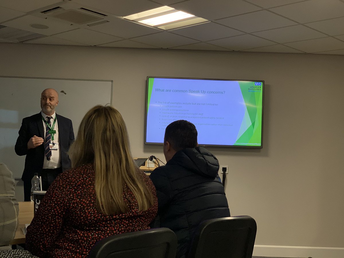 AdamHawra's tweet photo. @LevinsKen delivering a session on Freedom to Speak Up at The Harbour’s preceptorship event @LSCFT_NHS  #SpeakUp https://t.co/nuiRWz048G