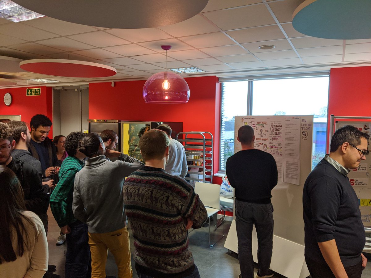 RedgateProdDev's tweet image. The #WhiteSharks creating crowds as they share what a stage 3 team does 
#ReteamingWeek