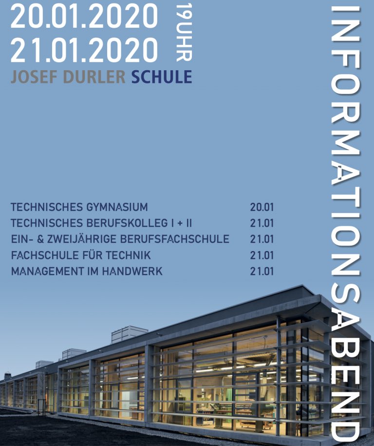 Durler_Rastatt's tweet photo. Herzliche Einladung zum #Informationsabend des Technischen #Gymnasiums #Rastatt am Montag, 20.01. und zu anderen #Schularten am Dienstag, 21.01., jeweils um 19 Uhr an der Josef-#Durler-Schule, Richard-Wagner-Ring 24. Wir freuen uns auf Ihr Kommen! https://t.co/6FCaEabue2