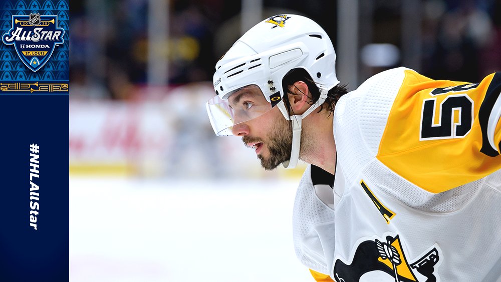 Kris Letang will captain Metropolitan Division at NHL All-Star Game