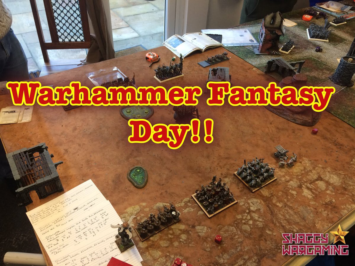 shaggywargaming's tweet photo. Over Christmas I ran out my dwarfs for some old school Warhammer Fantasy.
Here is a few battle reports from the day.
https://t.co/dsYEpxJQ48
#warhammer #warhammerfantasy #dwarfs #batrap #citadel #hobby #shaggywargaming #dice #gamesworkshop #fantasy #rankandflank #chaos #ogres https://t.co/GyEvpLi2VU