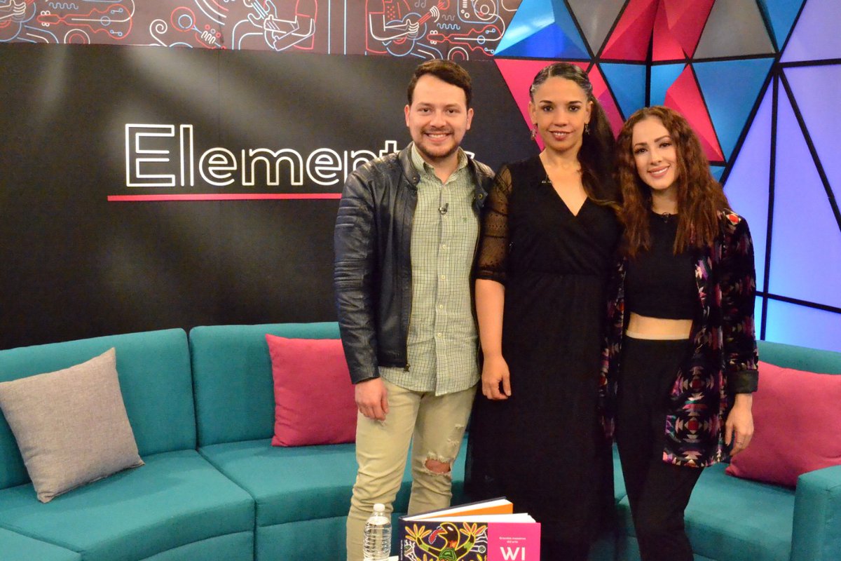 Gio_Jaspersen's tweet photo. Tuvimos el gusto de estar en @ElementosJTV con @soyjackieglez y @AdrianPenia  para conversar acerca de la presentación de Grandes Maestros del arte Wixárica. Siempre es un gusto poder estar en @JaliscoTV para continuar difundiendo los programas y actividades de @CulturaJalisco https://t.co/uixB34vQ3s