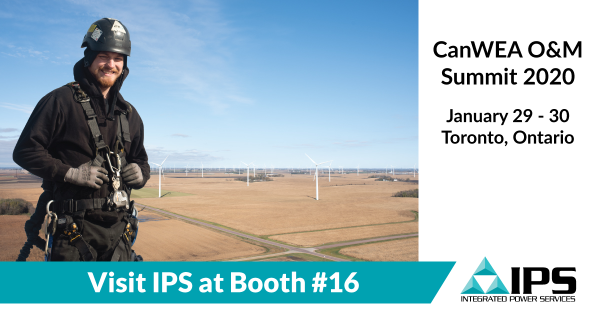 IPS_industrial's tweet photo. Headed to Toronto later this month? IPS will be exhibiting at @CanWEA Operations and Maintenance (O&M) Summit 2020! Stop by and see us at booth #16 to learn more about IPS’s single-source wind service capabilities: https://t.co/TABWjCXM2p. #IPS #uptower #windpowerOM #Toronto https://t.co/ol4UmevXSW