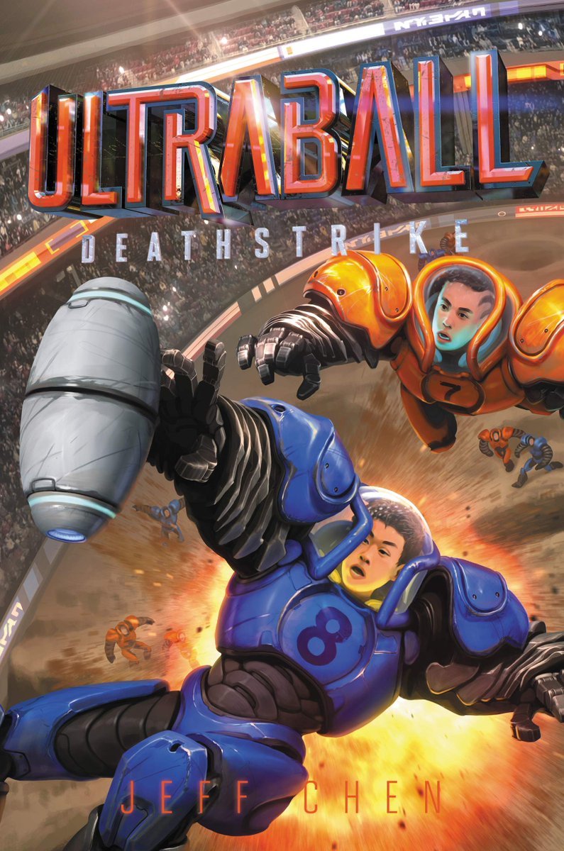 ULTRABALL: Deathstrike releases tomorrow! (HarperCollins, at bookstores near you and Amazon). 

We're giving away TEN signed copies of book 2 in the ULTRABALL series -- just retweet to enter! Winners drawn this weekend!

More info at jeffchenwrites.com