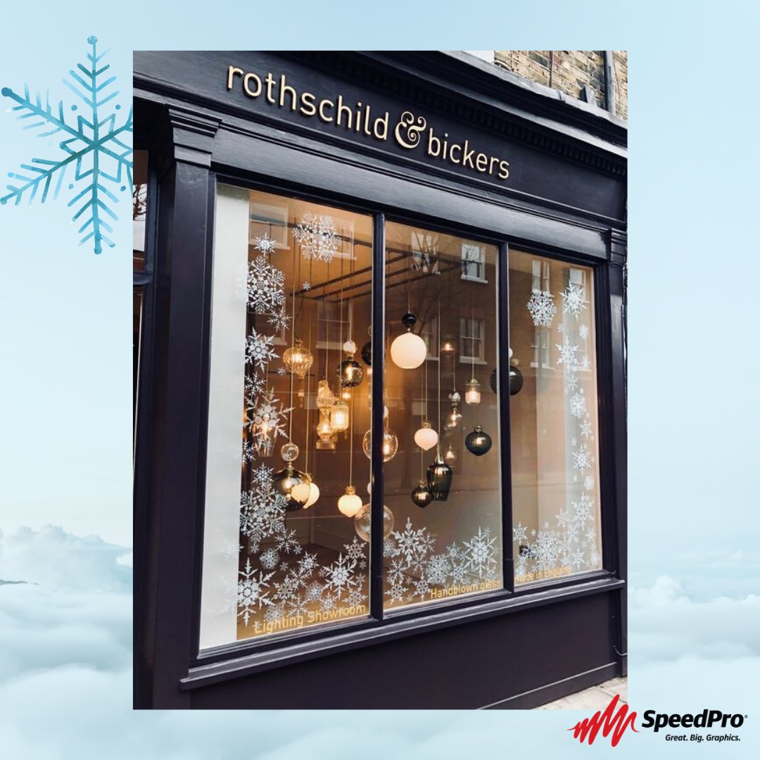 Don't let the warm front fool you, winter is still here. Call us today for your own seasonal window decal!