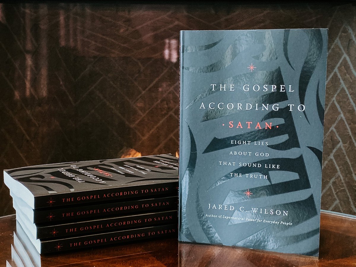 MBTS's tweet photo. GIVEAWAY: We have early copies of @jaredcwilson’s latest book, The Gospel According to Satan: Eight Lies About God That Sound Like the Truth, which releases tomorrow.

Like + RT for a chance to win a free copy! https://t.co/7KhLKsFk5X