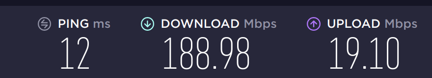 PallenPeter's tweet photo. @Telenet de laatste tijd zit ik dat mijn snelheid achteruit gaat.
Tot onlangs (begin december) haalde ik bij speedtests ongeveer een snelheid van rond de 230 Mbps sindsdien is mijn snelheid geleidelijk omlaag gegaan tot run rond de 188 Mbps.

Is er een probleem? https://t.co/8z29HmmIQU
