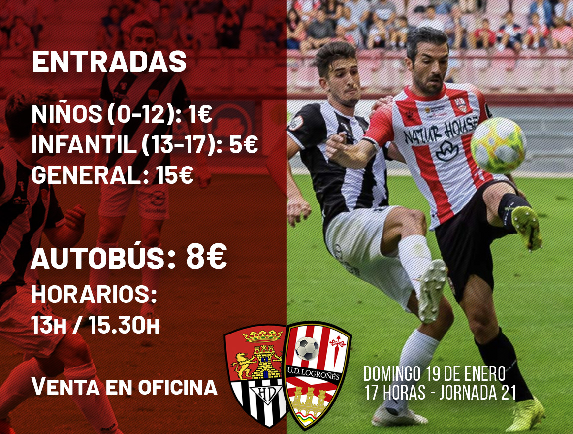 UDLogrones's tweet image. El domingo llega otro #DerbiRiojano: ¡visitamos El Mazo para enfrentarnos al @HaroDeportivo (17h)! Y queremos que nos acompañéis:

⌚️ Venta en oficina (horario habitual) de mañana martes hasta el sábado (13.30h)
🎟️ Adulto: 15€. Infantil (13-17): 5€. Niños (0-12): 1€
🚍 Bus 8€