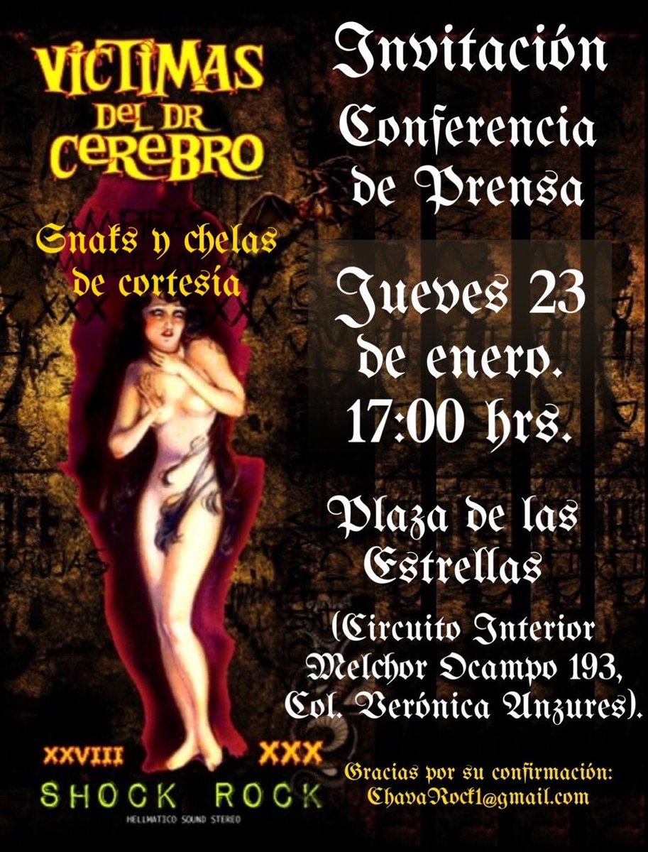 Víctimas Show (@vdcdrcerebro) on Twitter photo 