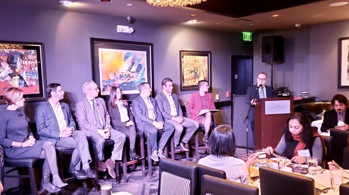 Diasome's tweet photo. This morning, CEO @RobertGeho participated in the #LifeSciPanel at #JPM20. He shared insight on his role in moving Diasome’s HDV technology forward through clinical development. Learn more about Diasome and our work in #diabetes here: https://t.co/J542szZsg2 https://t.co/UMdmivNyWZ