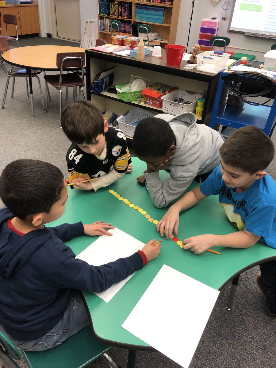 These <a href="/gcwaltdisney/">GC Walt Disney Elementary School</a> 3rd graders are taking The Locker Game problem from <a href="/IllustrateMath/">Illustrative Mathematics</a> very seriously. They have revised their approach to solving the problem 3 times and have not been discouraged. #wds1920 #gcpride