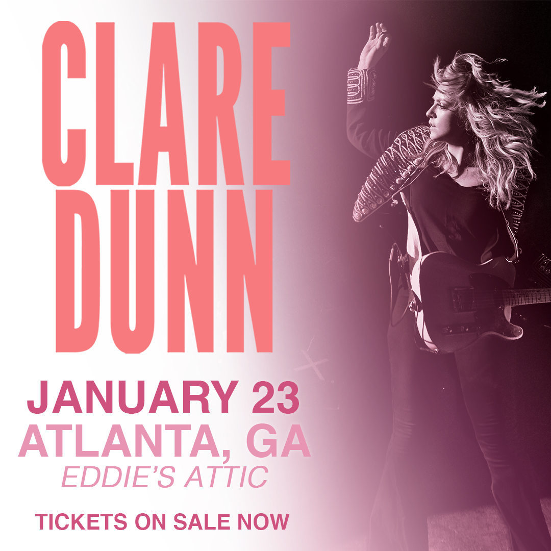 Known for her transfixing live shows, powerful vocals, and unparalleled guitar playing, don't miss @ClareDunnMusic perform on Thursday, January 23rd! Buy Tickets -> bit.ly/2tdEXmh