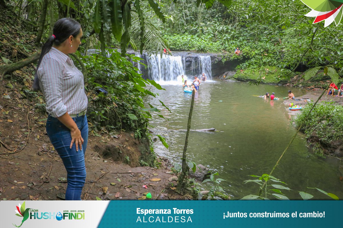 AShushufindi's tweet photo. Visitamos diferentes atractivos turísticos de #Shushufindi; Cascada  Yamanunka donde se constató el mejoramiento vial realizado por el municipio; cascadas San José y Lourdes, donde se intervendrá con el fin de reactivarlas para  el feriado de carnaval. https://t.co/jDFb4ExPcX