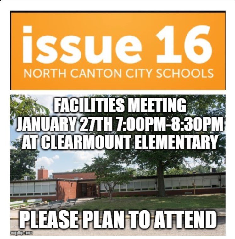 Please make plans to attend Clearmount community. <a href="/nccsvikings/">North Canton City Schools</a>