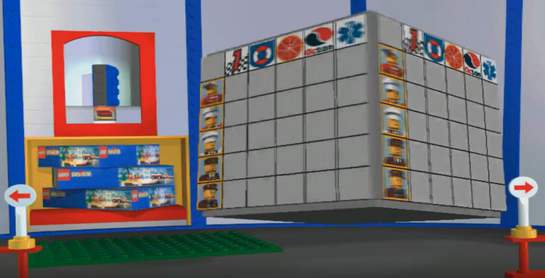 Maniac4Bricks's tweet photo. Did you know? The LEGO set boxes in the Score Cube room of LEGO Island's Information Center are all based on 6338 Hurricane Harbor. The set itself isn't in the overworld however, but came from the same time as other sets used in game (1995 Town). #LEGOIsland https://t.co/Q55KrY9WdZ