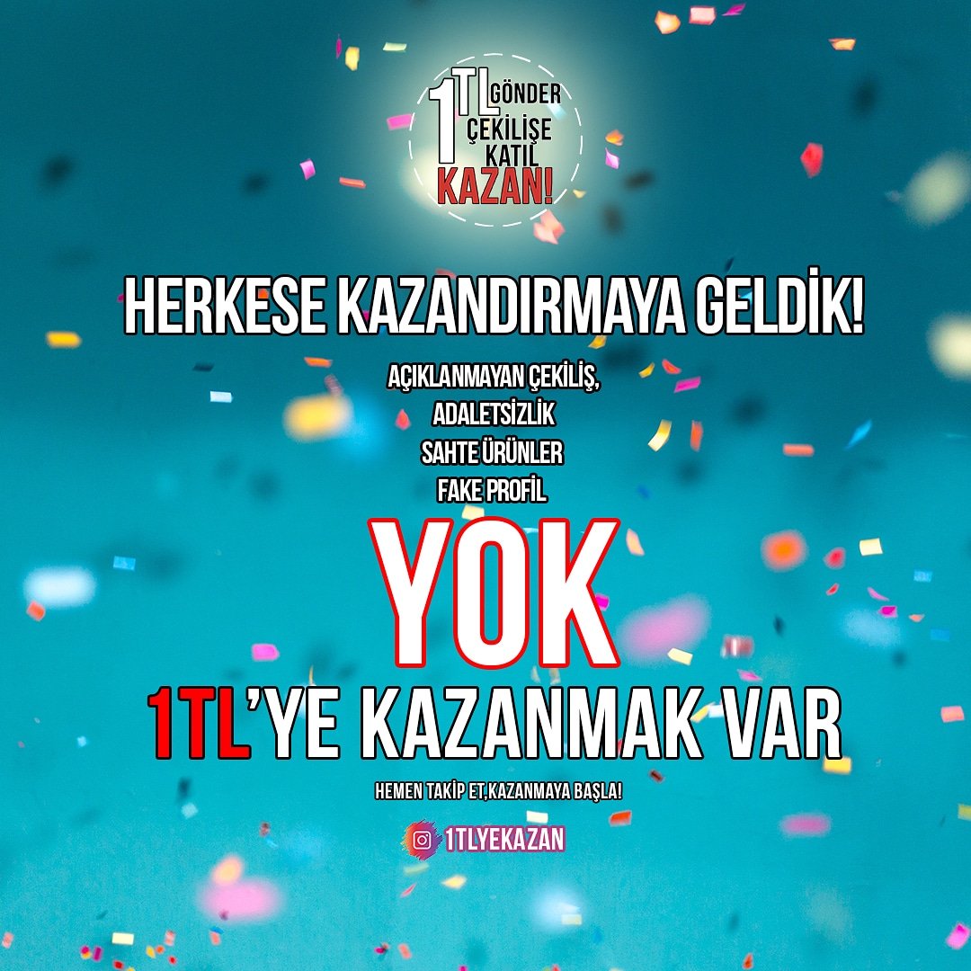 Herkes kazanacak! 🎉🎉🎉

#sigara #SueleymanSoylu #Oscars2020 #inanmazsansevdana #SiyasetAkademideBaslar #CHEN #Oscars #Megxit #Valverde #우리는_종대를_믿어 #çekiliş #cekilis