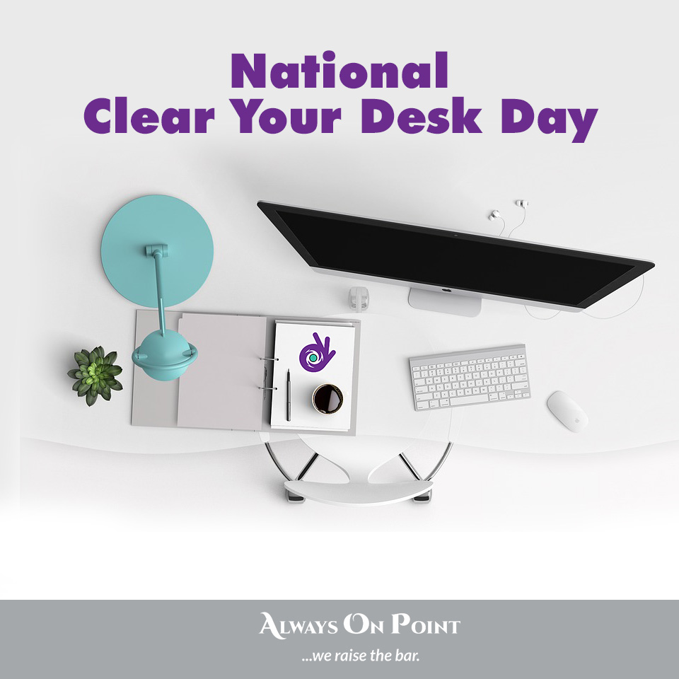 AlwaysOnPointNg's tweet photo. Out with the clutter... Open up space for fresh ideas!

Welcome to a new week. Stay #motivated
.
.
#AlwayOnPointNg #NationalCleanOffYourDeskDay #Productivity #NewWeek #Ideas #MondayMood #January #NewYearResolusion #NewYear2020 #BarRaisers #Joy #TeamSuccess #NewDecade https://t.co/DUgEAapn8p
