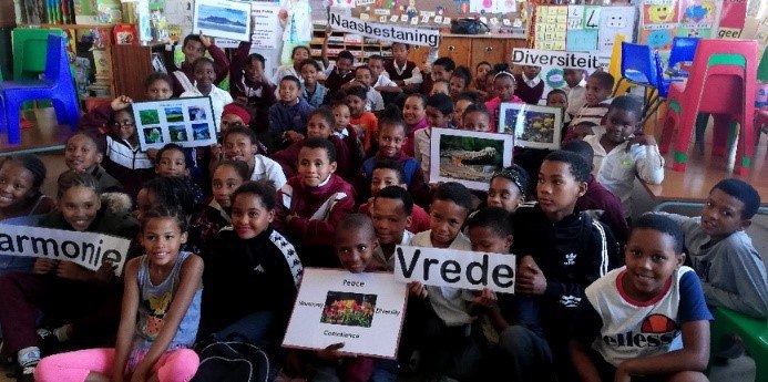 Reygersdal Primary School in Atlantis, Cape Town share their hopes and love of Peace Education being spread throughout the nation. Encouraging a heart to love one another despite, culture, race and religion.