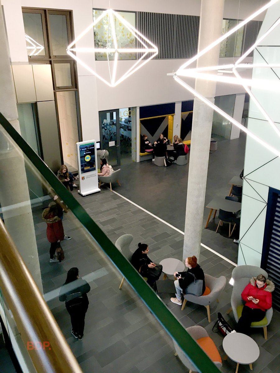 collene_bdp's tweet photo. Great to see @unibirmingham students enjoying their first day in the new Teaching &amp; Learning Building! @unibham_estates @bdp_com @RLFBirmingham @RFLNational @turnertownsend  @WillmottDixon #hellobrum https://t.co/Jx3kQWHZQx