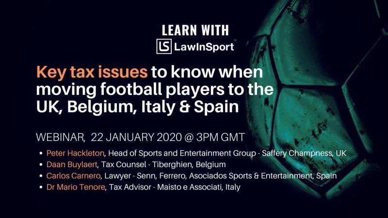 ⚽️ @dbuylaert discusses tax residency, taxable income, image rights structures &amp; pitfalls to be aware of when moving to Belgium as a professional football player. 

For more info see: 
bit.ly/36PmYkH  

#Football #SportsLaw
#Tax #ImageRights