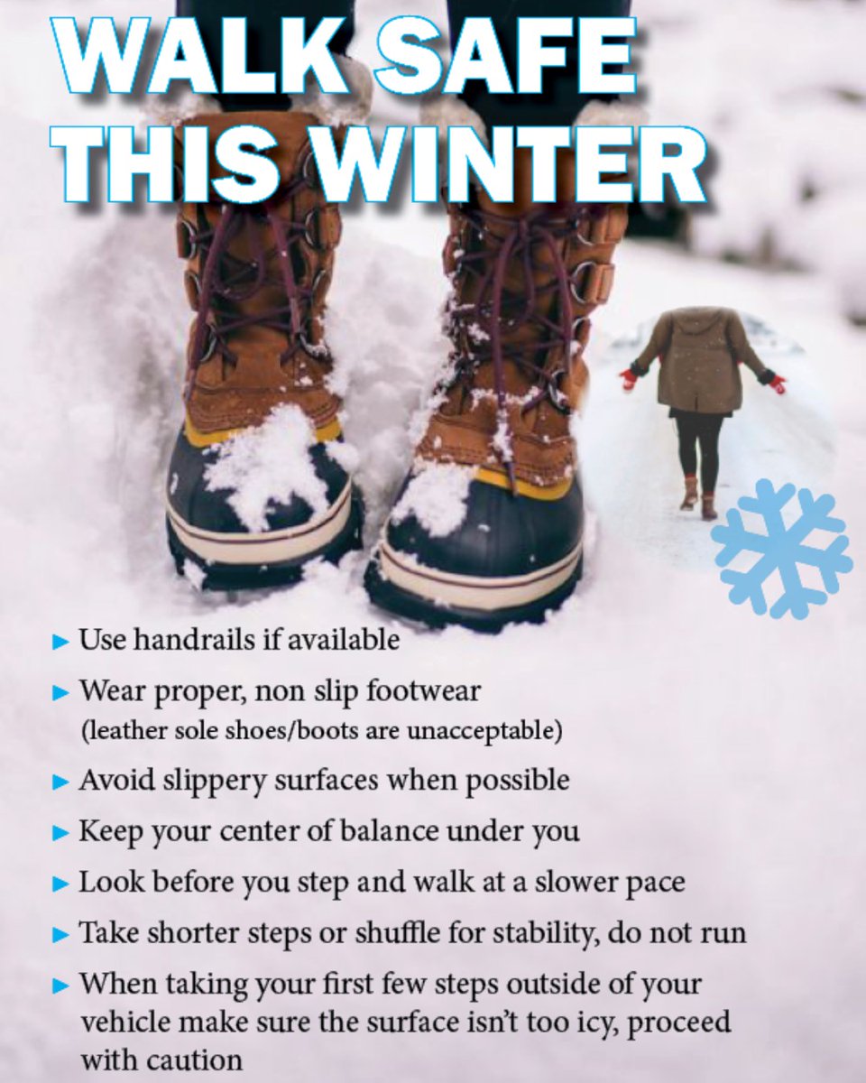 DeckerTruckLine's tweet photo. Winter weather is here, to keep you safe in these conditions, check out these tips from your family here at Decker.
**Important Safety Message from Rick George, Vice President of Safety**
#driventobethebest #deckertruckline #drivedecker #whydecker #wintersafety #properfootwear https://t.co/NzY7ibRRLV