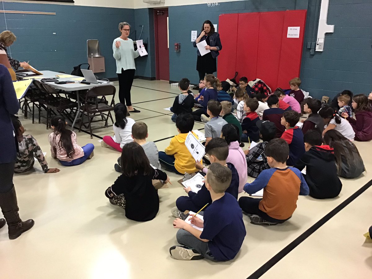 Detective science day for Groveland 1st and 2nd grade!