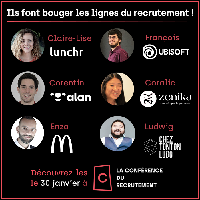 La Conférence du Recrutement c'est aussi l'occasion de donner la parole à ceux qui travaillent énergiquement à faire bouger les choses dans le #Recrutement ! 💪
Le 30 janvier, ils viendront partager leur vision et témoigner de leurs expériences.🗣
🔜bit.ly/LCDR-speakers 
#LCDR