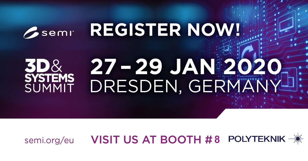 simonesemieu's tweet photo. Visit Polyteknik AS’s exhibition (booth #8) at the 3D & Systems Summit to find their flexible PVD platform systems and more than 25 years of experience of multilayer EMI coating!
#Polyteknik #3Dsummit #semiconductor https://t.co/xGsic3Cwve