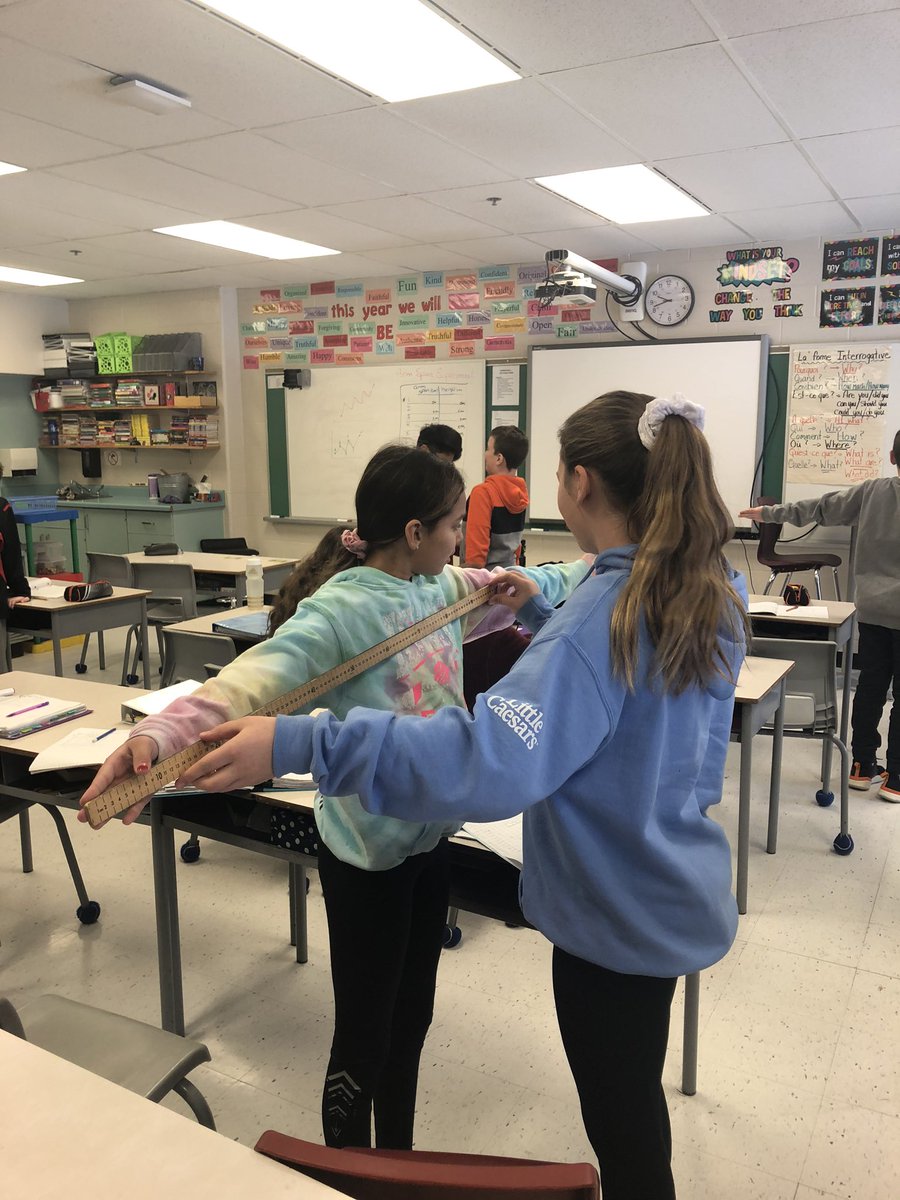 MrWalshHS's tweet photo. Measuring arm span and height as we collect and represent continuous data #HolySpirit #MathUp https://t.co/m1JhxovlBT