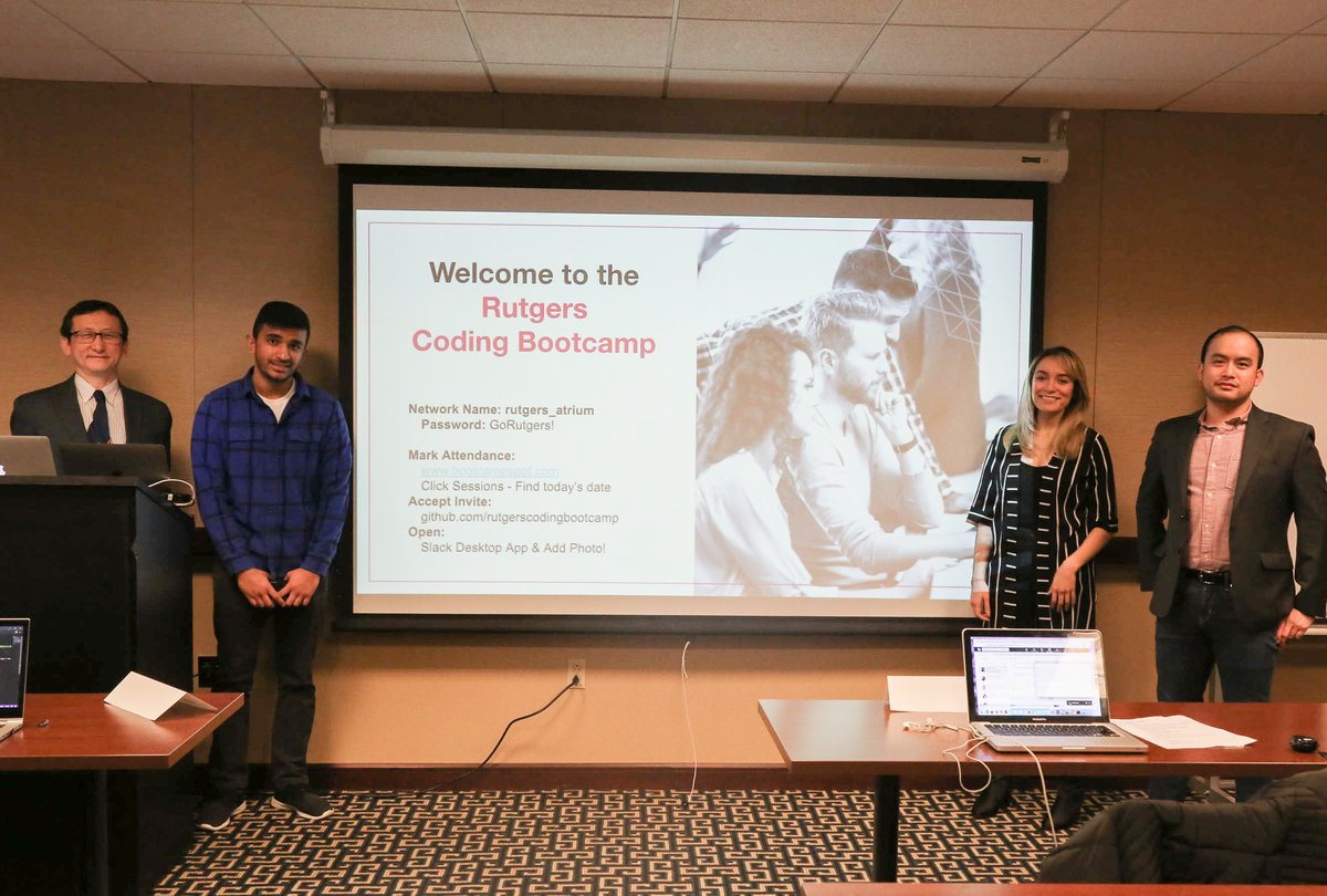rutgers_ce's tweet photo. Our full-time #RutgersCodingBootcamp launch is underway! Good luck to all the students as they take their first step in this incredible journey! #LaunchDay #coding https://t.co/nt3lkWMuDy