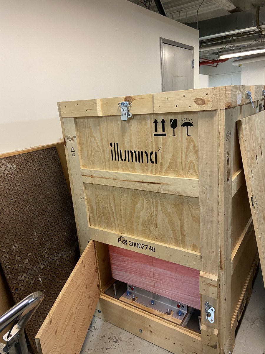 GenCoreFacility's tweet photo. Big things happening in the Core today! @illumina https://t.co/FKtyJDEIjn