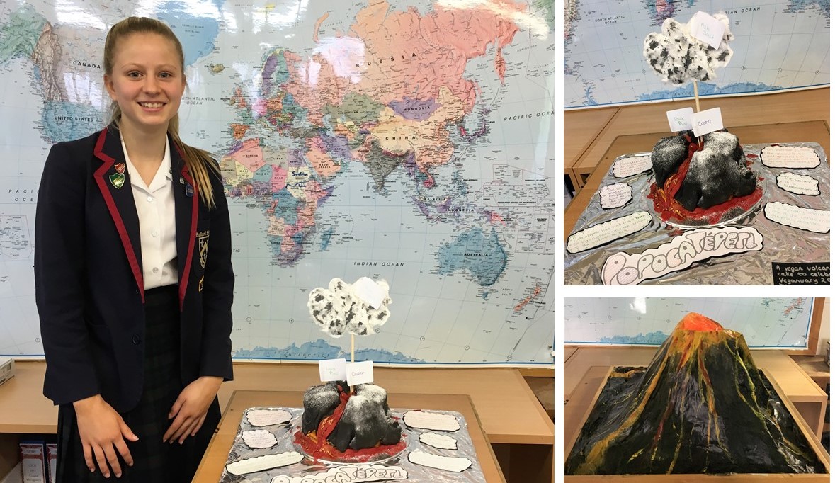 BallardSchool's tweet image. Hats off to Year 8, who have been busy constructing their volcano models over the weekend for their Geography class. We were especially impressed with the light-up papier-mâché model and the vegan volcano cake, which was delicious. #Geography #Volcano #UpperPrep #MadeAtBallard