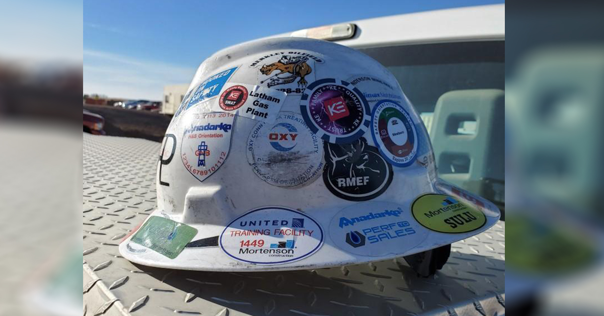 kenny_electric's tweet photo. It's National Sticker Day! Our helmet decals show grit and are a symbol of our commitment to safety and integrity. Kudos to those who earned their Safe Work Area Trained (SWAT) decals - it helped us lower safety incidents by 25% in 2019! #safetyrocks #NationalStickerDay https://t.co/Z3Ka1MPTwP