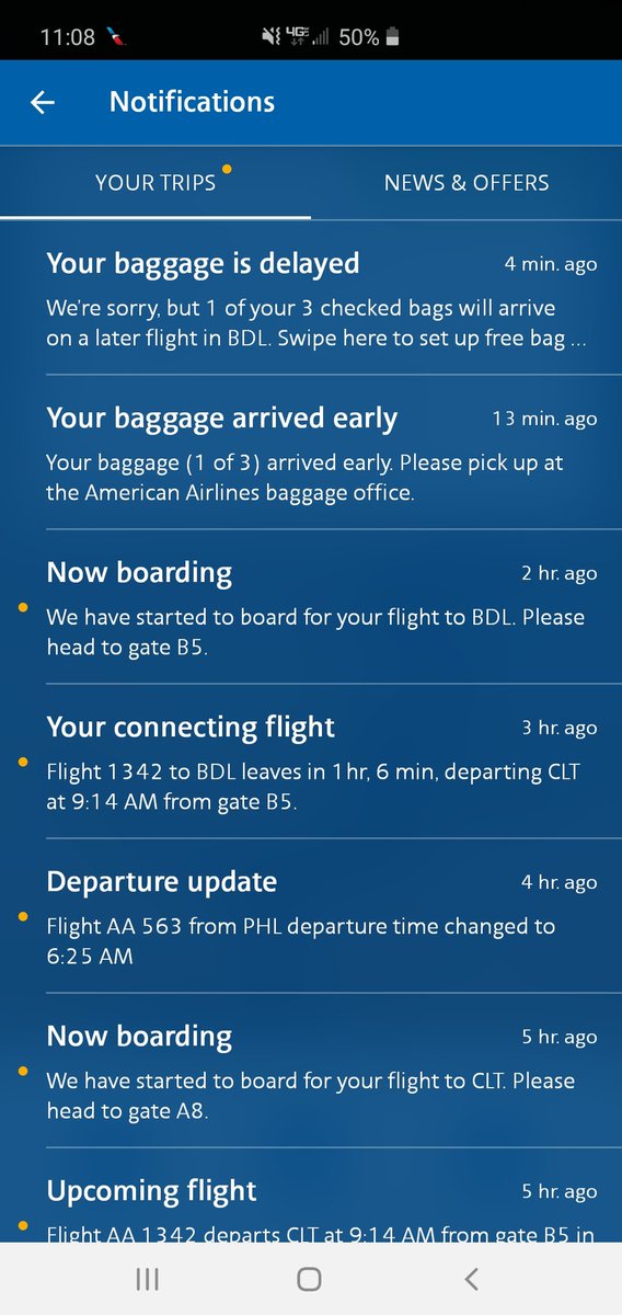 IT_Guru's tweet photo. @AmericanAir  couldn't even get our luggage right.  They figured I wanted them to stay behind in Philly 😡 https://t.co/WDAnqZyYYT