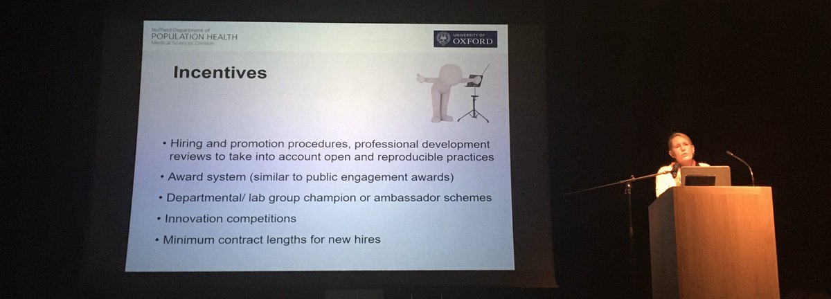 m_schlussel's tweet image. To change research culture we need to change the focus from quantitative productivity to outputs’ quality. Also, we need more support to meta-research to monitor development.
Great talk by Verena Heise on hotel to improve #ResearchReproducibility @RR_Oxford launch!