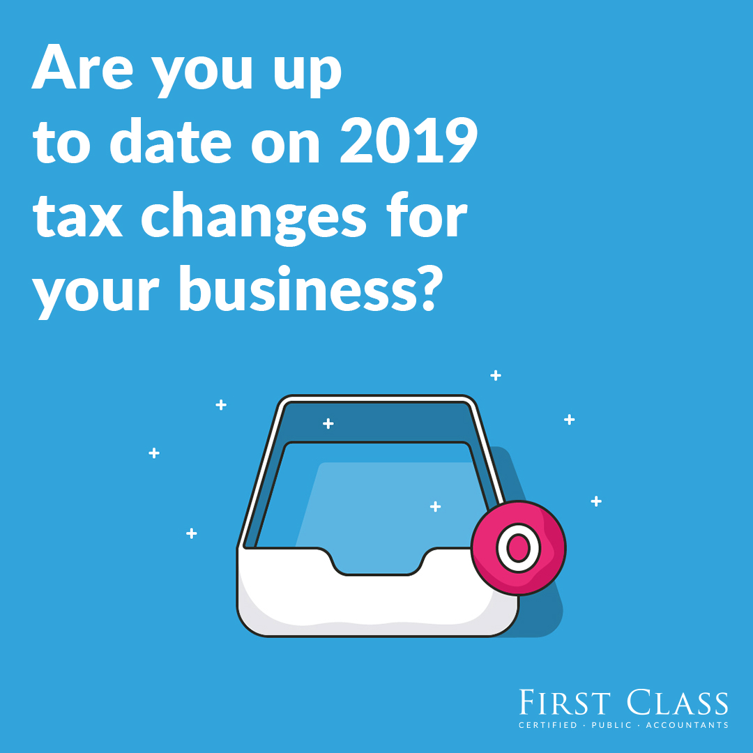 FirstClassCPA's tweet image. Here is a quick overview of the 2019 tax provisions for your #business, zurl.co/vDGM